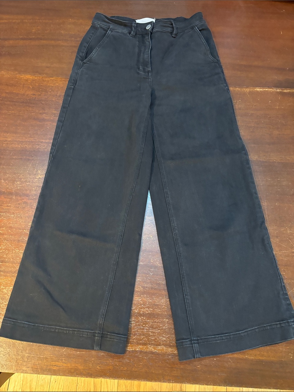 Everlane Black Wide-Leg High Rise Women's Jeans